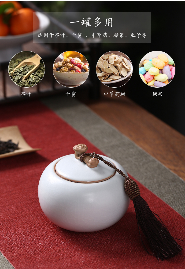 The Crown chang your up porcelain pot storage creative seal tea packaging on your porcelain to restore ancient ways small caddy fixings tea warehouse inventory