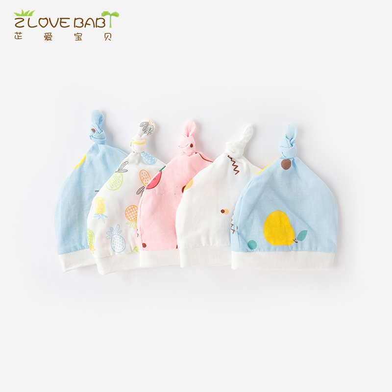Baby hat summer 0-3-6 new baby baby hat female baby boy thin gauze air conditioning hat