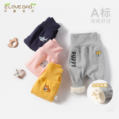 Детские утепленные демисезонные удерживающие тепло осенние штаны для мальчиков для отдыха, в западном стиле