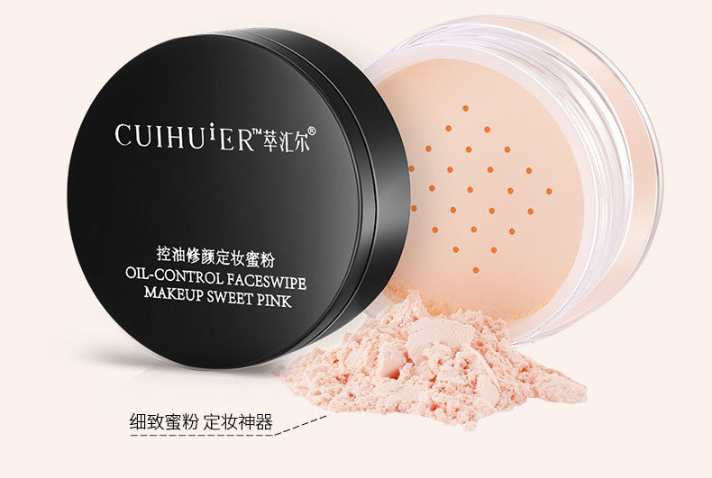 Đích thực Cui Huier kiểm soát dầu sửa chữa bột trang điểm kéo dài không mặc quần áo vẻ đẹp sáng da trắng son bột lỏng phấn karadium