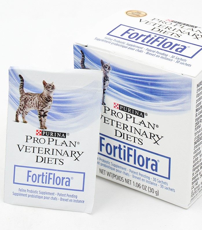American cat MSG cat with probiotics Purina FortiFlora increases appetite, regulates the stomach and stops diarrhea