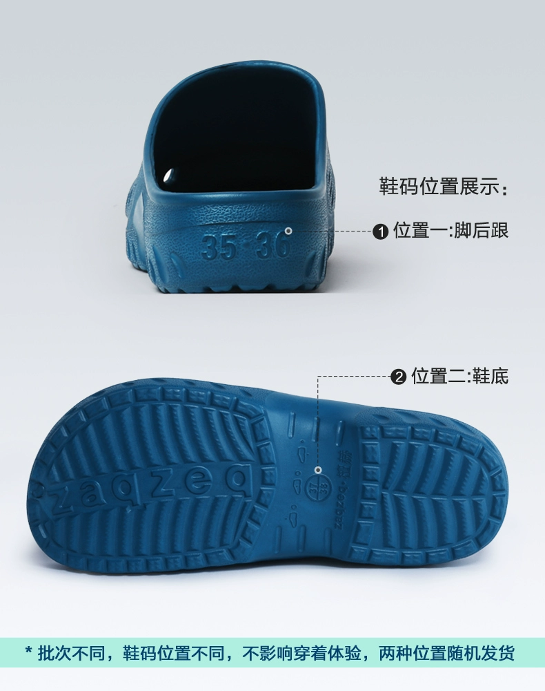 Surgical shoes studio slippers for women breathable non-slip toe-cap slippers nurse shoes experimental hole shoes for men doctors