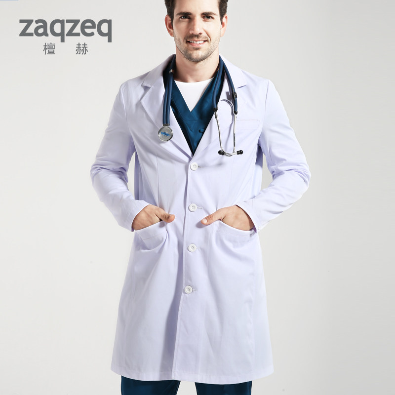 White Coat Long Sleeve Short Sleeve Doctor Served Woman Male Spring Summer Drugstore Beauty Salon Oral Pet Guard Service Workwear