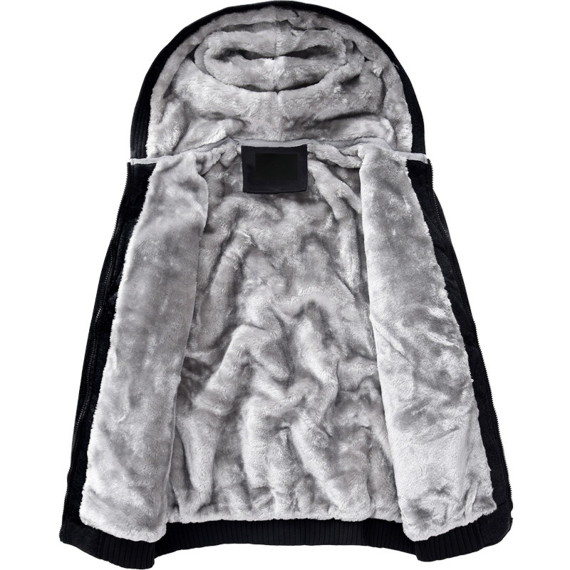 Jacket Men's Autumn Winter New Trends Handsome clothing Men's cap Garnapping thickened Men's loose casual cardiovert blouses