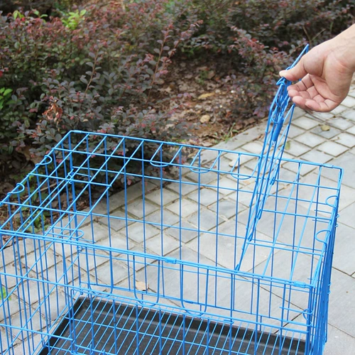 Бесплатная доставка жирная складная собачья клетка плюшевая Vip Pet Cage Iron Cage Dog House Cat Cage Cage Skylight