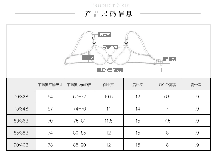 Phần ren mỏng tập hợp áo ngực điều chỉnh, bộ sưu tập bên ngực của phụ nữ sữa mẹ, ngực trên chăm sóc Một chiếc váy W5878