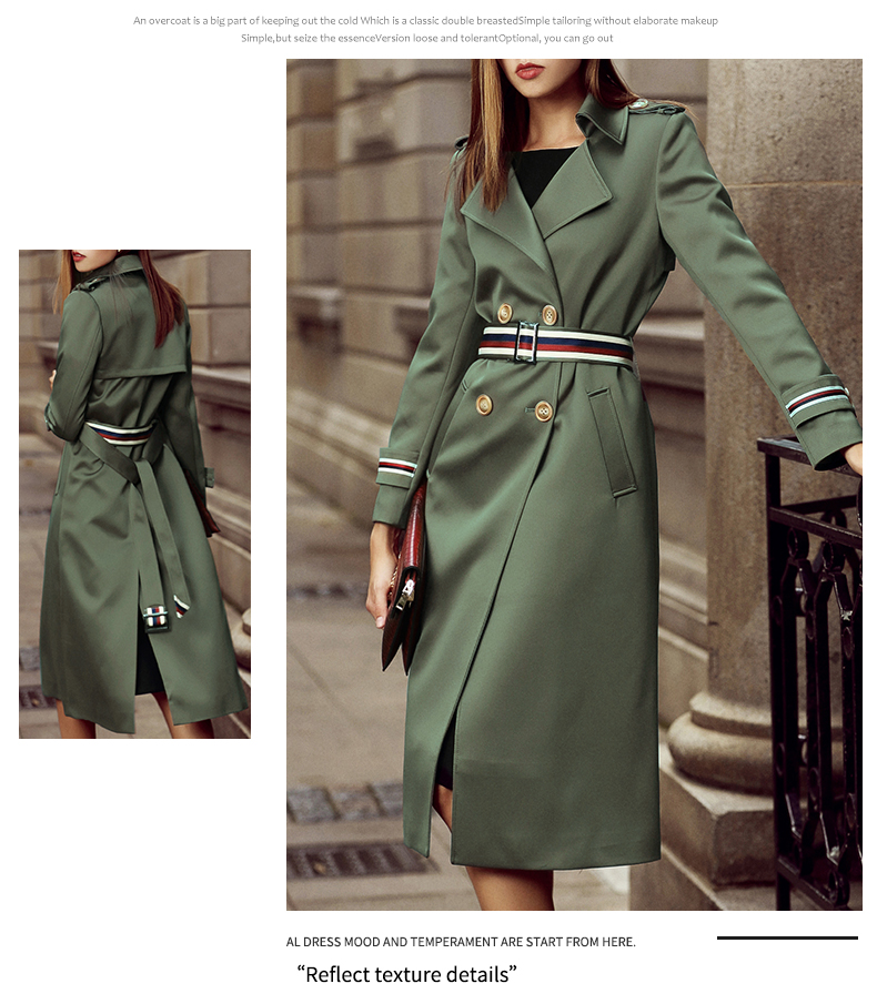 Trench pour femme en Polyester en Polyester - Ref 3227654 Image 19