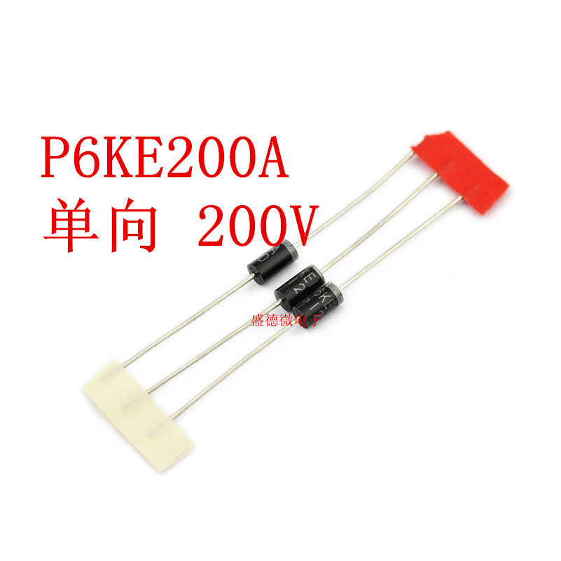 TVS Transient Suppression Diode P6KE200A one-way DO-15 10