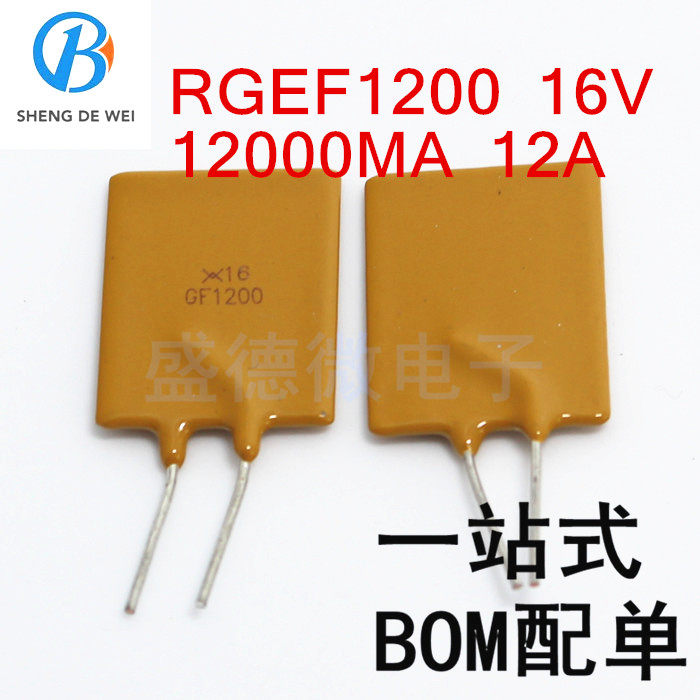 New RGEF1200 16V 12000MA 12A PPTC self-restoring fuse