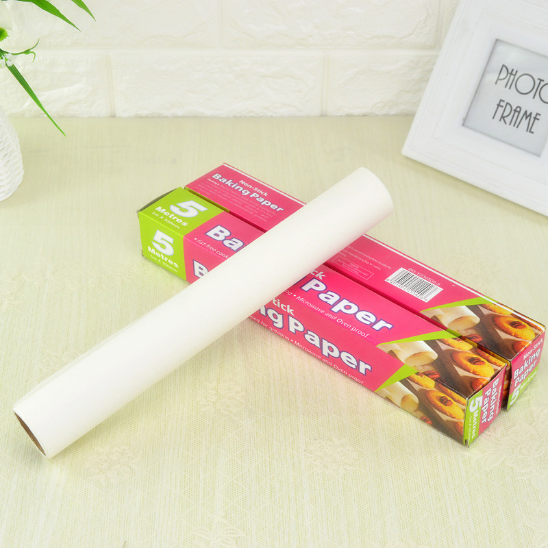 High temperature silicone paper oven oil - resistant oil - resistant bulk cake 5M baking barbecue 5 meters