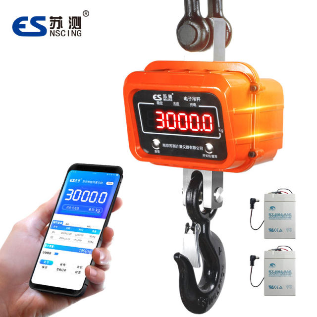 German Suzhou electronic crane scale 3 tons crane scale 5t crane hook electronic scale 2 driving scale electronic scale crane scale 10 hook scale