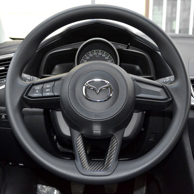 Angkesela steering wheels ຕົບແຕ່ງພາຍໃນພິເສດ 14-19 Mazda 3 Angkesela ຕົບແຕ່ງພາຍໃນ