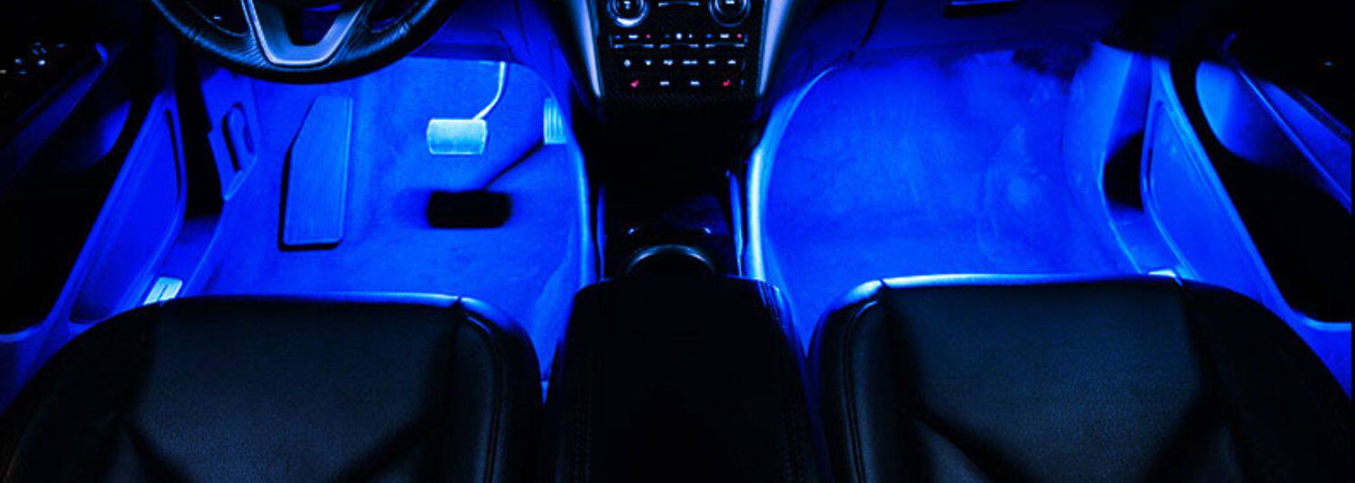 тюнинг фар 车内节奏氛围灯声控无线感应车速呼吸气氛脚底灯汽车载音乐开门亮