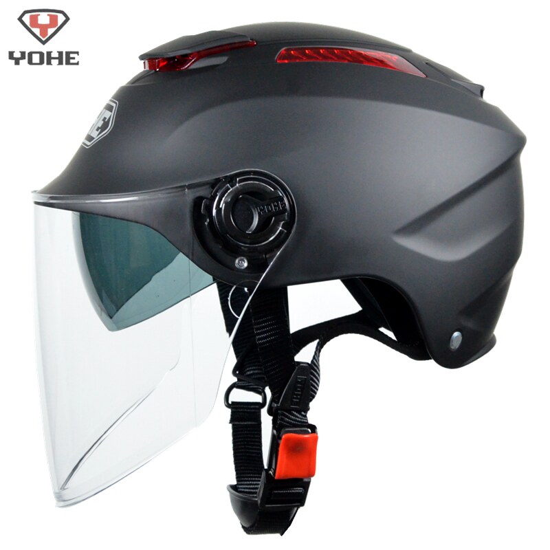 Timeless Safety Helmet Electric Car Summer Armor Summer Personality half armor Double mirror sunscreen for men and women with universal semi-covered caps 365A