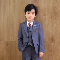 Childrens Suite Boys Suite Suite Fall Winter British Flower Boys Dress Boy Piano Show
