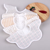 Pure cotton baby waterproof bib baby bib children waterproof 360 rotatable autumn winter saliva towel for men and women Baby