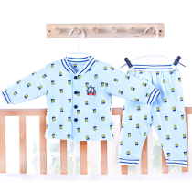 Baby spring and autumn winter clothes baby cotton clothes underwear set cotton boys and girls split cotton underwear two sets