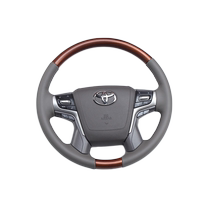 03-09 Overbearing modified new 19 Overbearing steering wheel assembly dedicated for modification of LC120 Prado peach wood interior