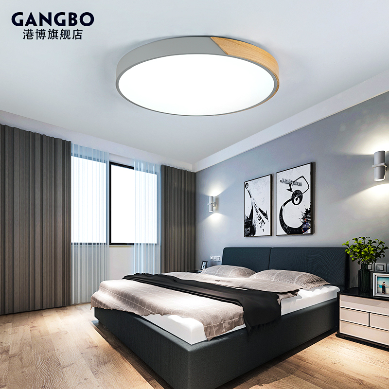 2022 new Nordic suction light children's creative bedroom light round LED living room light brief about modern atmosphere