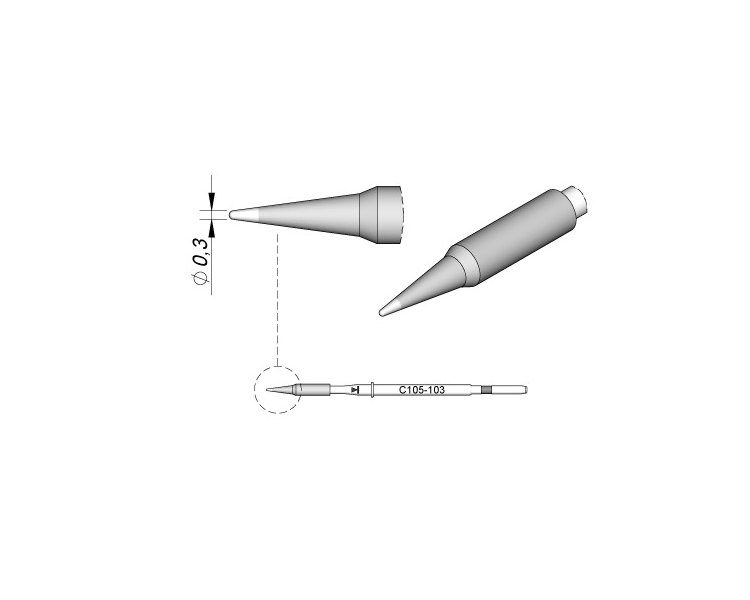 Spain JBC soldering iron head C105-103 C105-105 C105-106 C105-108