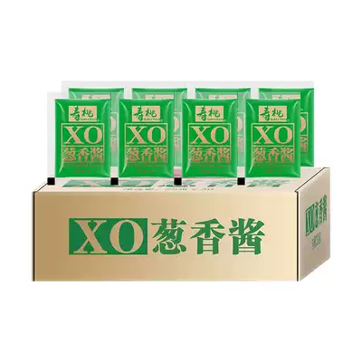 Shou peach brand XO scallion sauce 30 packs 711 chard noodles mixed with sauce onion fragrant pork flavor seasoning bag noodles stir-fried