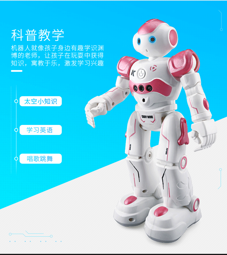 Điều khiển từ xa lập trình thông minh robot áo giáp thép nắm tay kể chuyện trai gái giáo dục sớm sạc quà tặng đồ chơi trẻ em đồ chơi gỗ