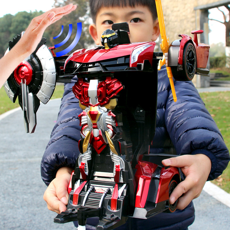 RC Morphing Car Gesture Sensing Transformers King Kong RC Car Robot Charging Moving Boy Kids Toy