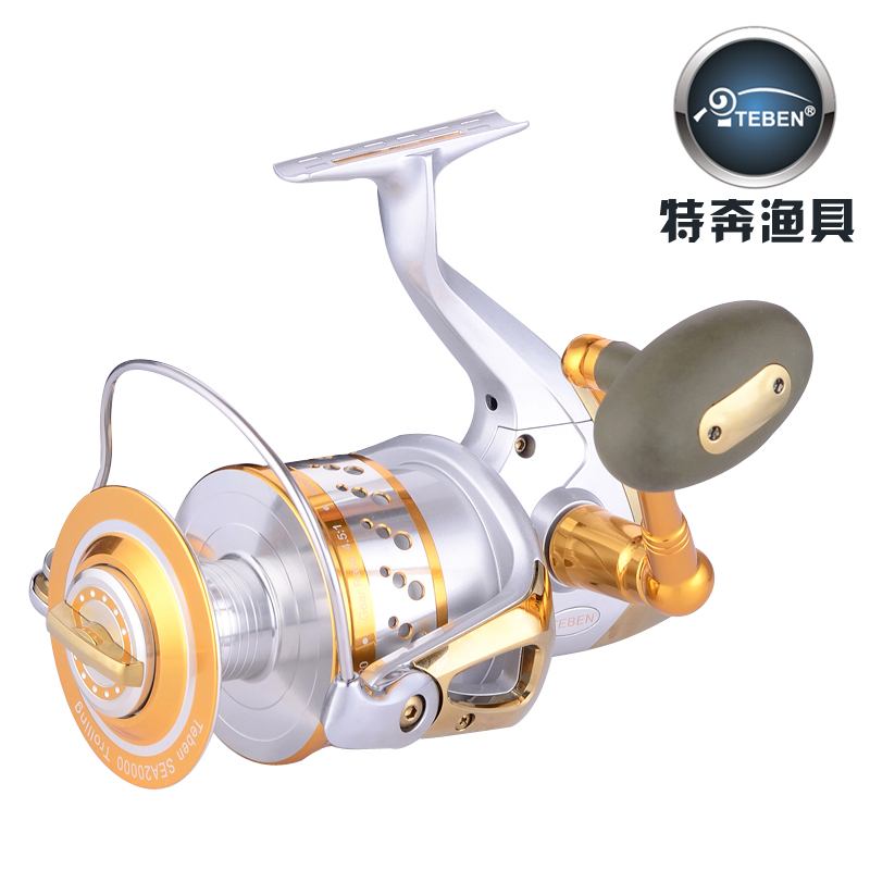 Teben fishing gear SEA15000 14 imported bearing fishing reel reel all-metal luxury sea fishing reel