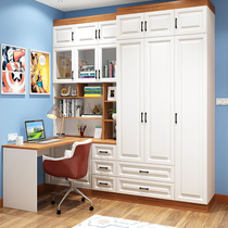 Corner Modern Bookcase Computer Desk Children's Bookcase Combined Bookcase Learning Table One Storage Cabinets