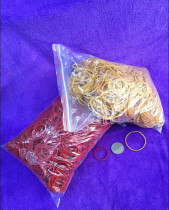 Barbershop perm High temperature resistant rubber band Hot hot anti-high temperature rubber band Cold hot bar rubber band Large bag