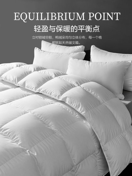 Yalu 2026 New down Quilt 90% White Duck down Quilt Winter Quilt Thickened Warm Five-Star Hotel Spring and Autumn Quilt Core