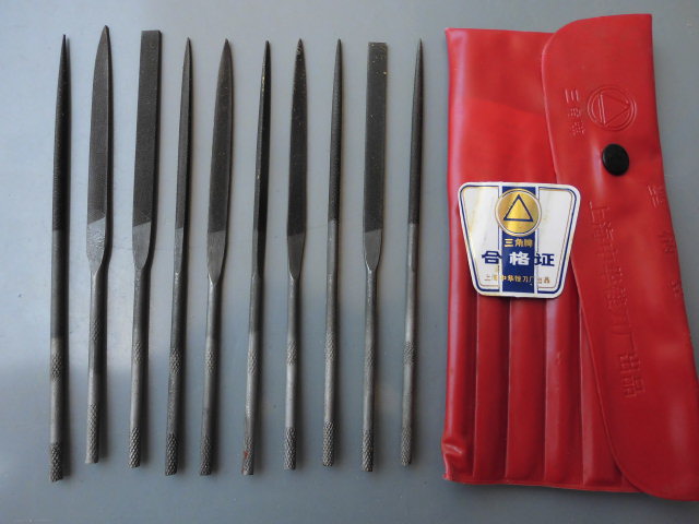 Stock Old Goods Triangle Truffle Plastic Filing 10 Pieces Of Sheesh Brocade Filing Group Filing Jewelry Processing DIY Hugh Finishing Polish File