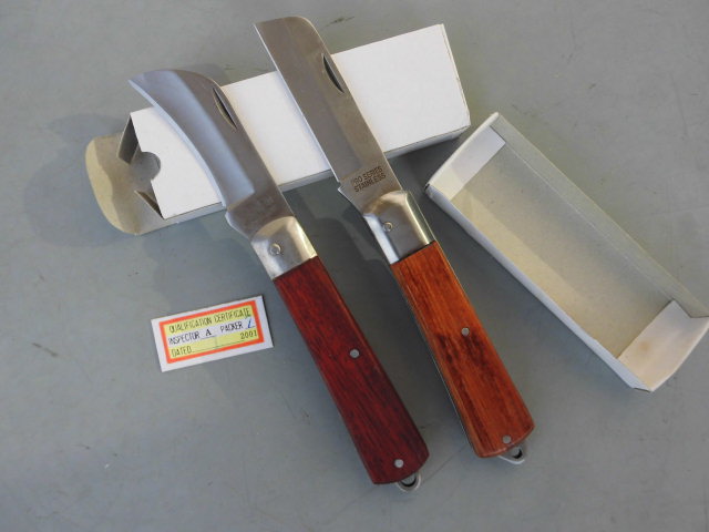 Export old goods wood handle electric knife straight edge curved edge electrician knife cable wire stripping knife scraper knife peeling knife peeling knife peeling knife