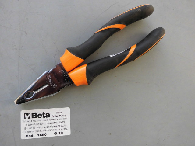 Original imported Italian Beta Baita wire pliers heavy-duty gram wire pliers 7 inch 8 inch vise BM1150-180