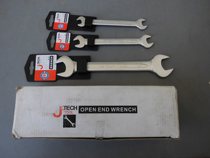 Stock JETECH Jico Tools Frosted Double Head Wrench Double Open Wrench High Quality Chrome Vanadium Steel Wrench