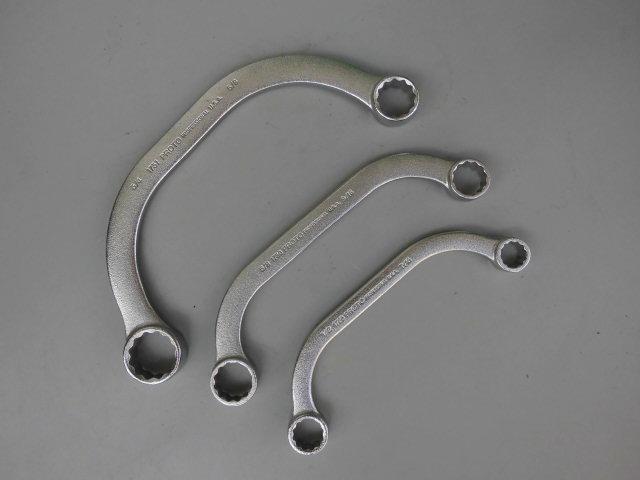 Original Imported American PROTO British Engine Wrench C Type Semicircle Plum Wrench Double Elbow Moon Crescent Wrench