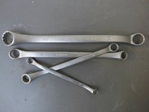 Taiwans Stanley double-headed plum blossom wrench metric German plum wrench 45 degree angle frosted plum blossom wrench