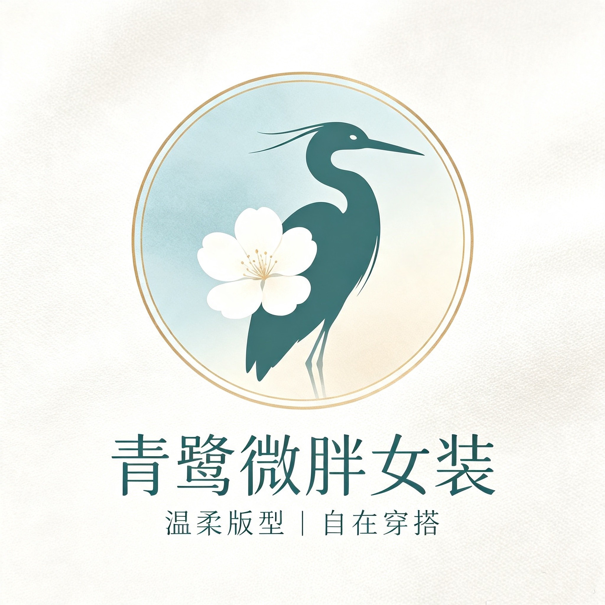 青鹭微胖女装