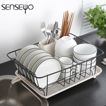 304 stainless steel drain dish rack to dry dishes and chopsticks storage rack basket kitchen household cupboard dish rack