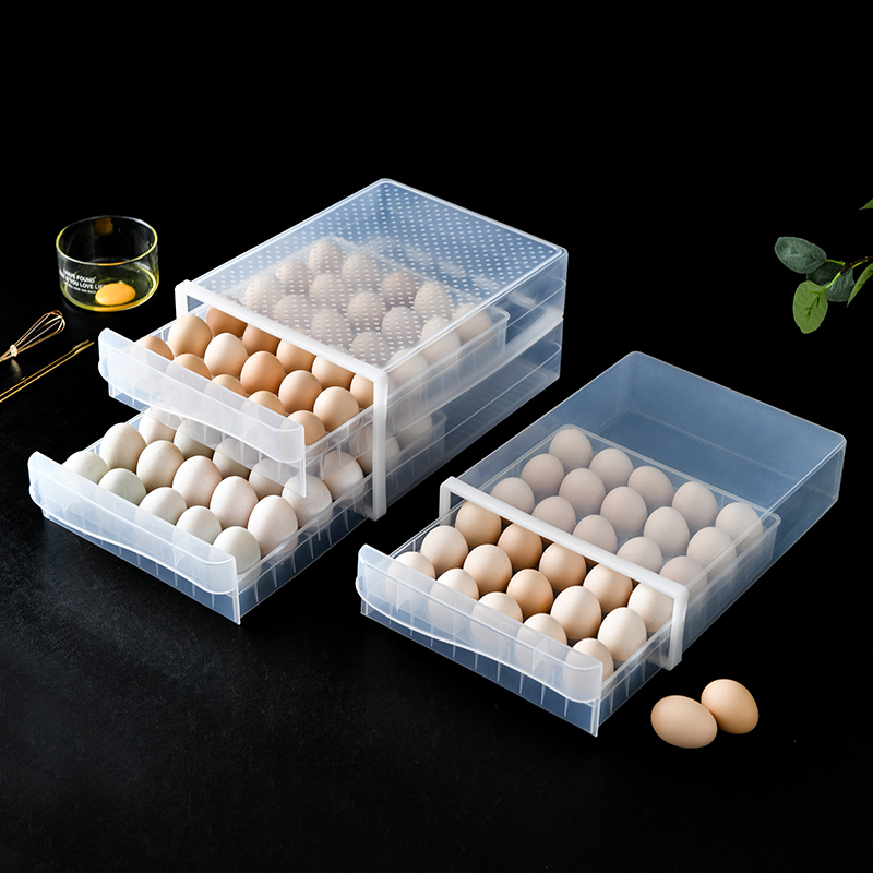 senseyo fridge egg preservation box home egg containing box stratified separation 15 g egg nursery containing box