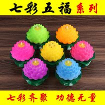 Colorful Wifu Lotus Candles Lotus Lantern Candles Lotus Candles Lotus Wax Wish Factory Ghee Red