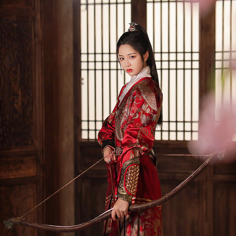 慈昭[荀魯] 巳年芒袍 漢服 金義衛 男女兼用 本格模造化粧 花貼り裏地 飛魚服 明代