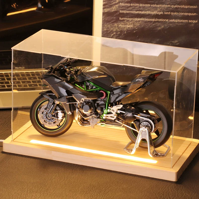 Kawasaki, мотоцикл, металлическая реалистичная модель автомобиля, игрушечная машина, минифигурка, подарок на день рождения