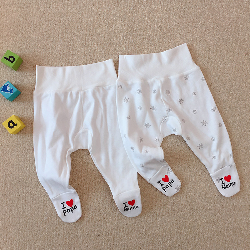 Newborn Pants Baby Care Belly high purse Pants Spring Autumn Pure Cotton Beginner Baby PP Pants for 0-3-6 months