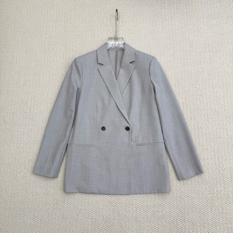 Th2026 Early Autumn New Women's Clothing Polyester Double-Breasted Silhouette Suit Q0605102 Th2026 Early Autumn New Women's Clothing Polyester Double-Breasted Silhouette Suit Q0605102