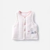 Áo thun cotton mở mùa thu và mùa đông dày vest ấm 1-18 tháng nam và nữ bé sơ sinh cotton cotton shop quan ao baby Áo ghi lê