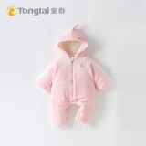 童泰 Детский пуховик, осеннее демисезонное термобелье, толстовка с капюшоном для выхода на улицу, детское боди, куртка