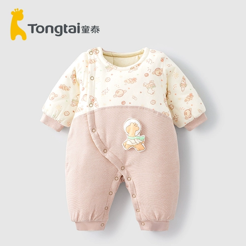 童泰 Детский пуховик, демисезонное термобелье, комплект для новорожденных, детское удерживающее тепло боди, увеличенная толщина