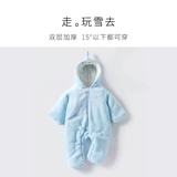 童泰 Детский пуховик, осеннее демисезонное термобелье, толстовка с капюшоном для выхода на улицу, детское боди, куртка