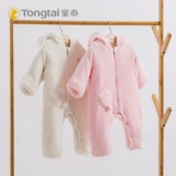 童泰 Детский пуховик, осеннее демисезонное термобелье, толстовка с капюшоном для выхода на улицу, детское боди, куртка